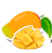 Mango chunks
